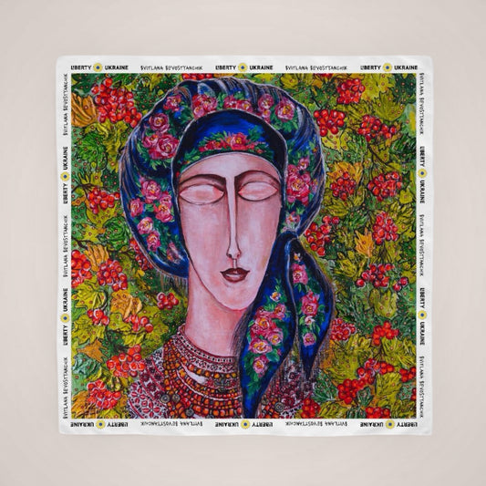 Vrozhay. Harvest Silk Scarf